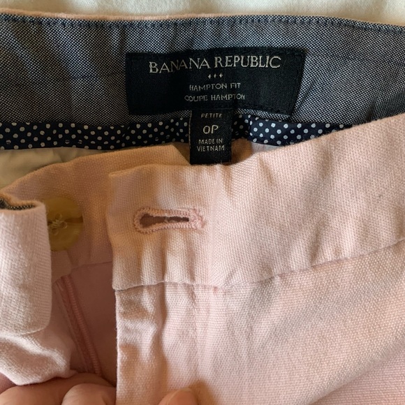 Cropped Banana Republic Pink pant - Picture 3 of 4